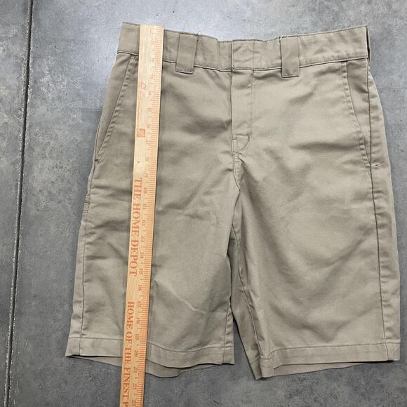 Dickies Shorts Mens 30 Khaki FLEX Relaxed Fit Work Utility WR852DS Stretch Chino - Picture 4 of 8